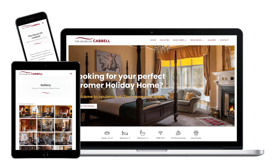 The House on Cabbell website design